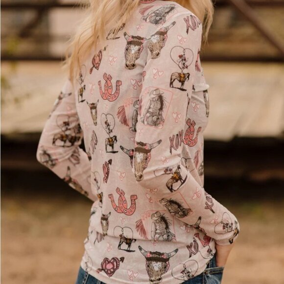 XOXO Rodeo Mesh Top - Picture 2 of 7